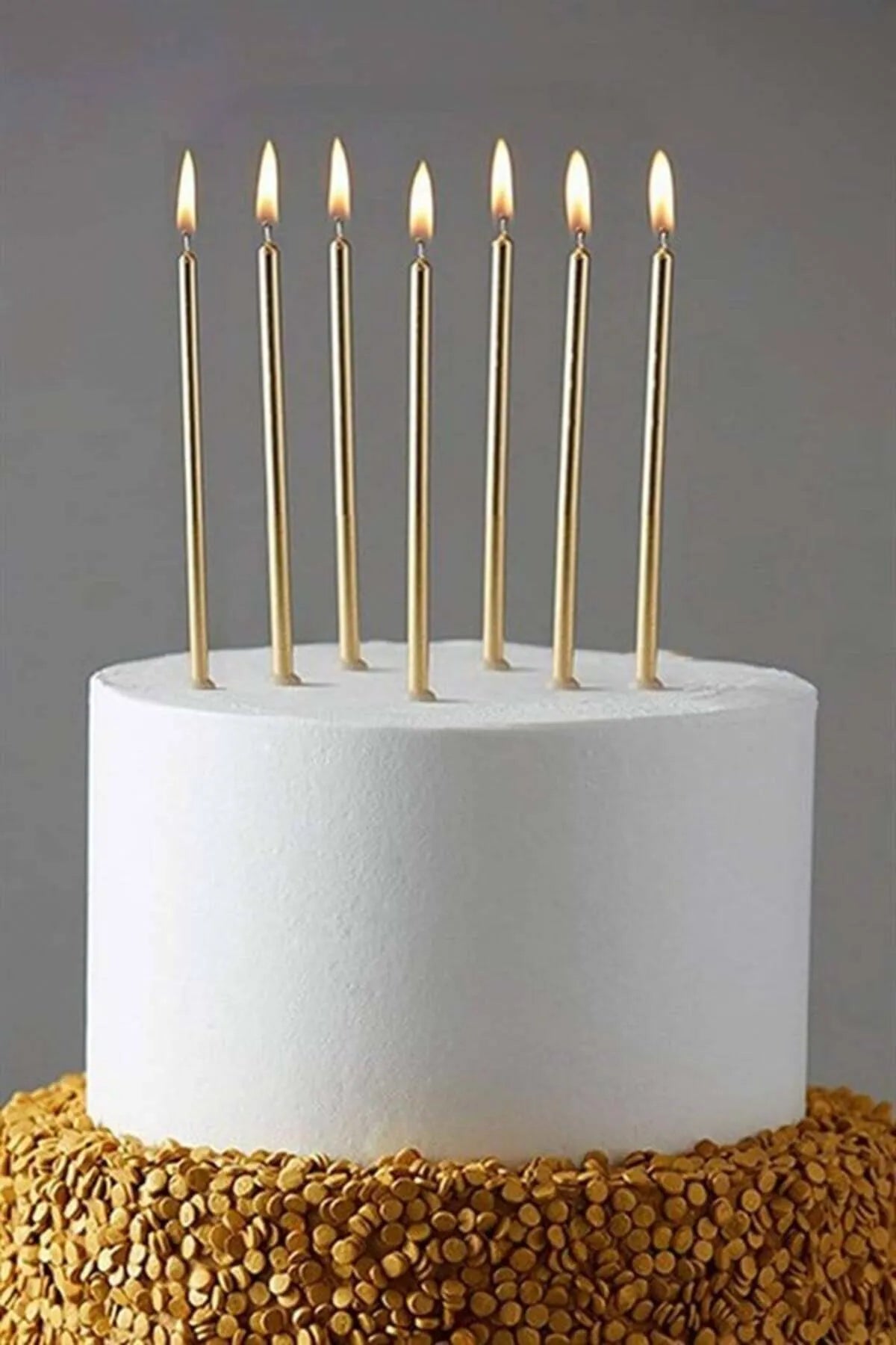 Uzun Slim Pasta Mumu Gold 18 cm
