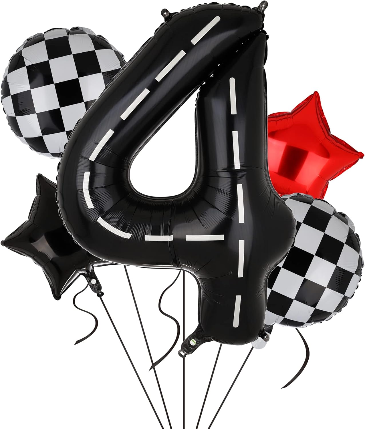 Yarış Temalı Yaş Balonlu Set 5 Parça