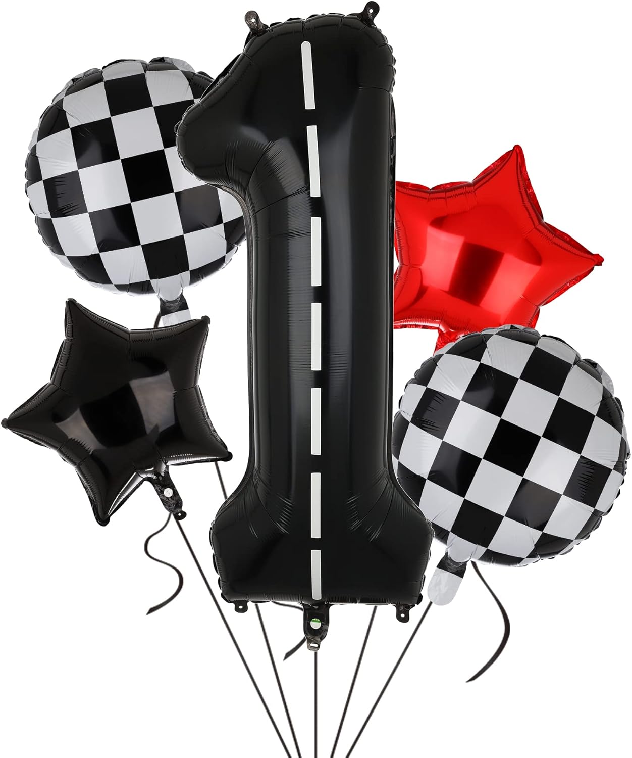 Yarış Temalı Yaş Balonlu Set 5 Parça