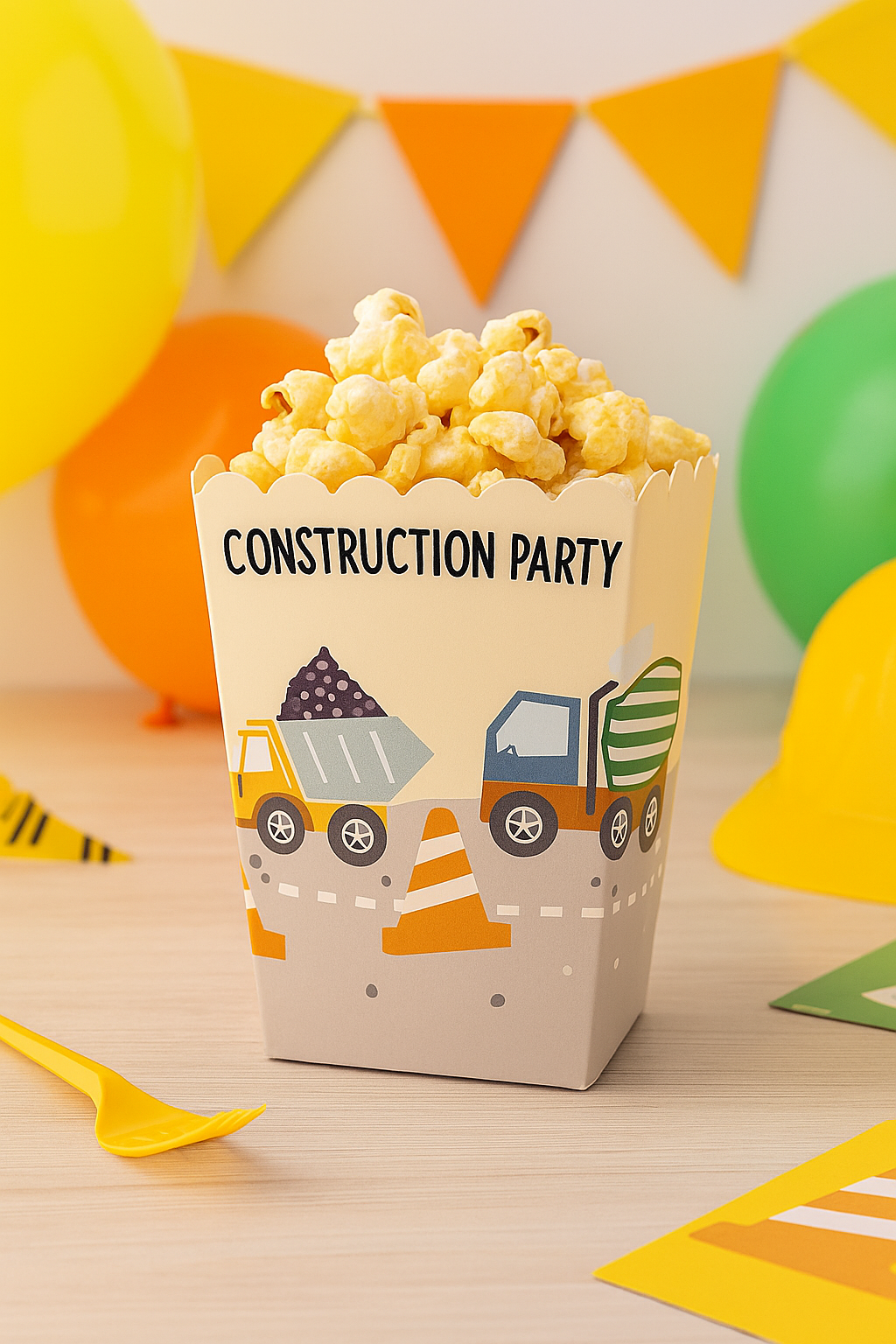 Retro İş Makinaları Mısır Kutusu 8 li