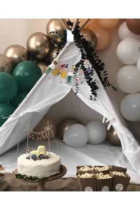 ONE yazılı Mini Kırlangıç Banner Pasta Süsü