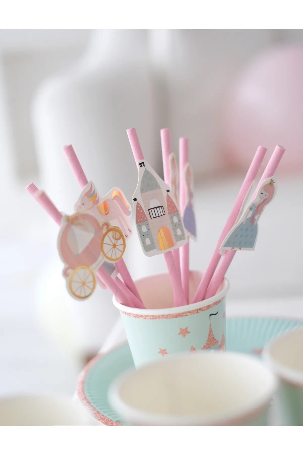 Rapunzel Temalı Pipet 8 Adet