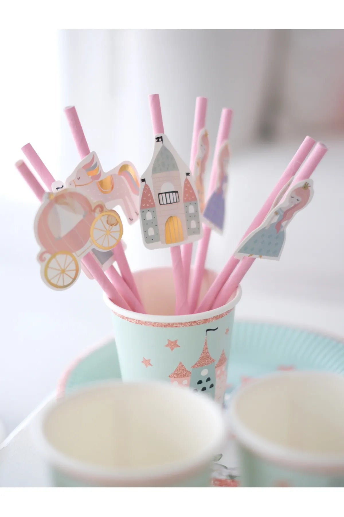 Rapunzel Temalı Pipet 8 Adet