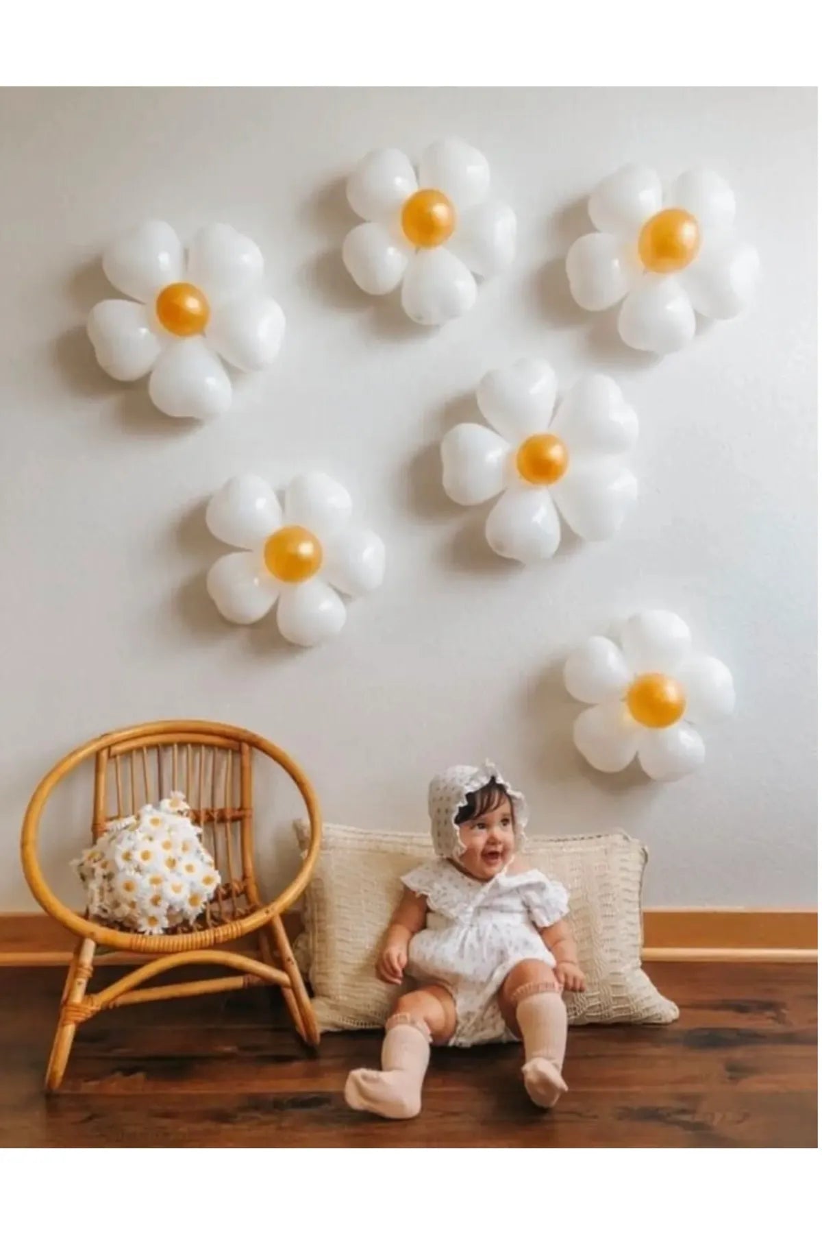 36 Balonlu Papatya Balon Seti