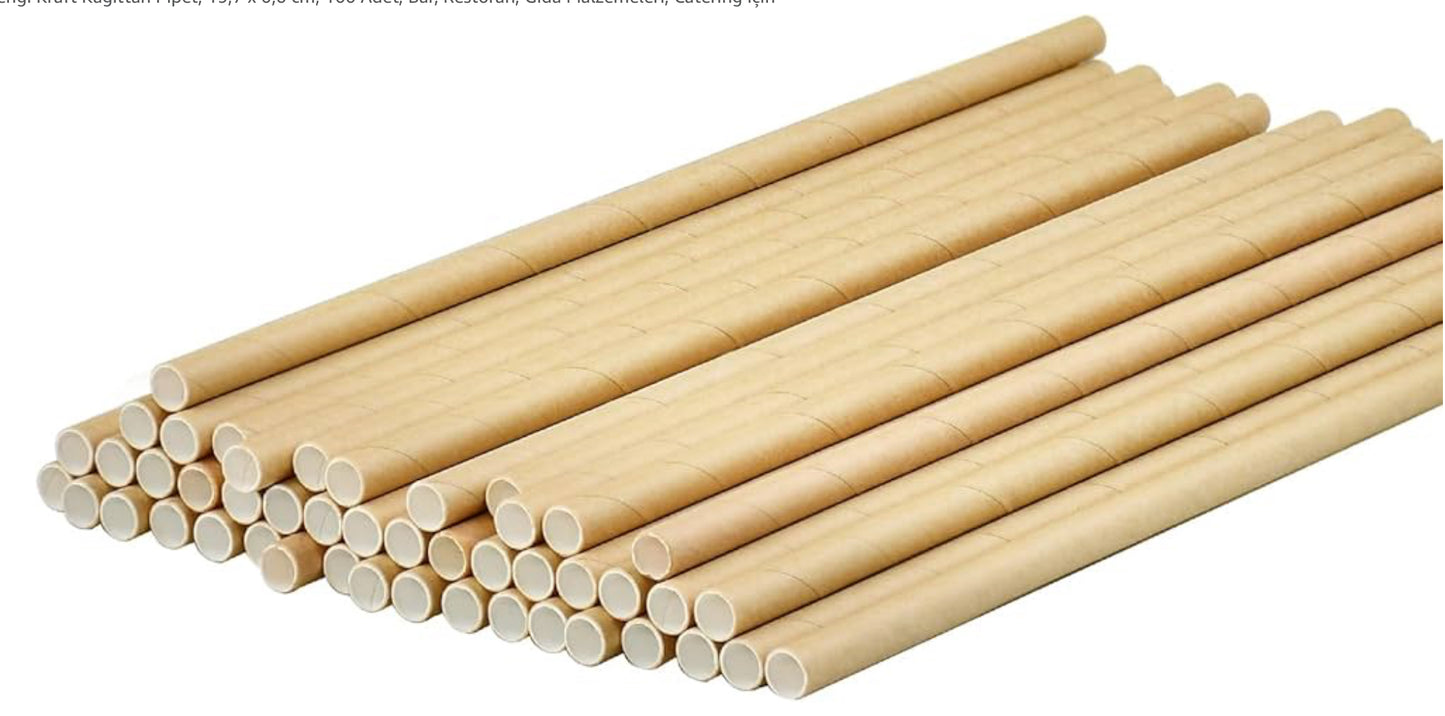 Karton Pipet 100 lü Paket Model Seçenekli