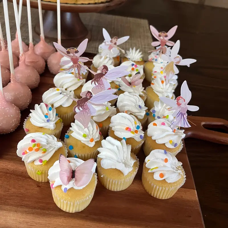 Peri Temalı Cupcake Kürdanı 8 Adet