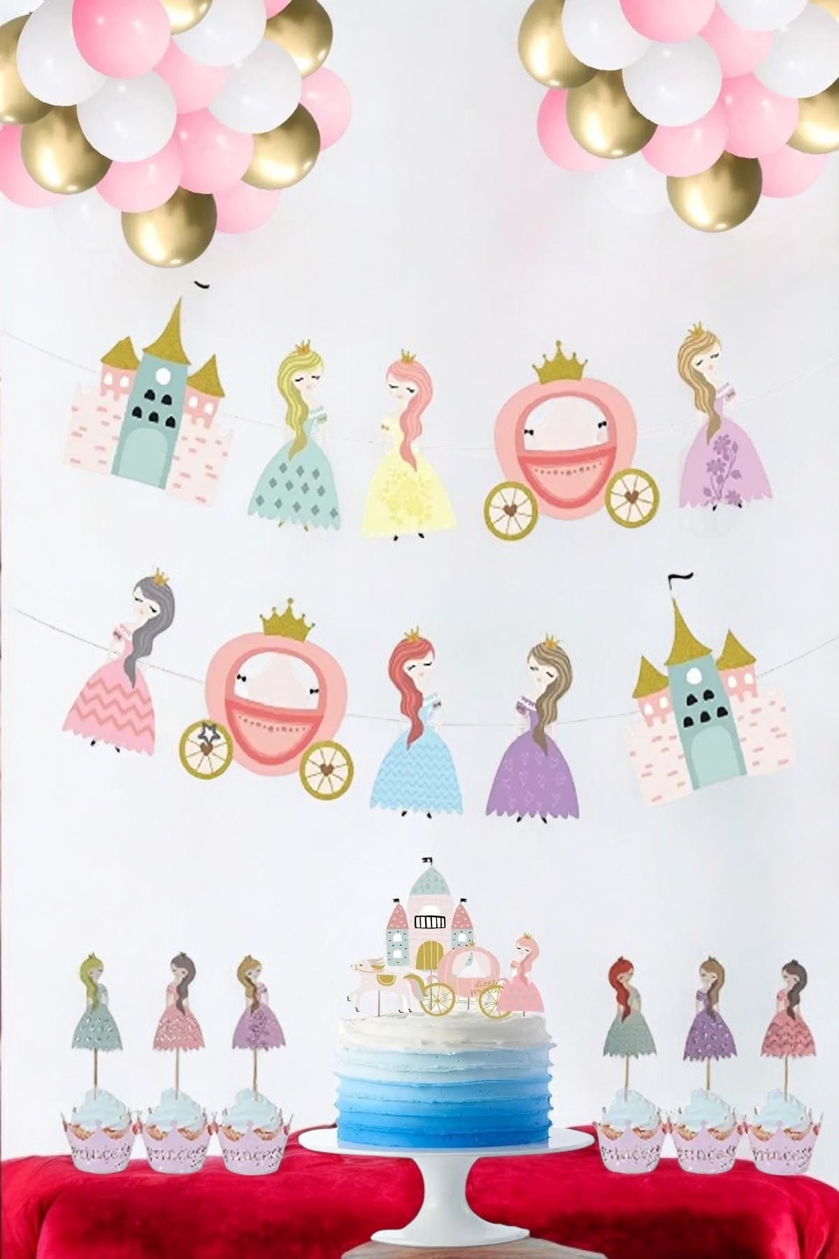 Rapunzel Prenses Temalı Parti Seti