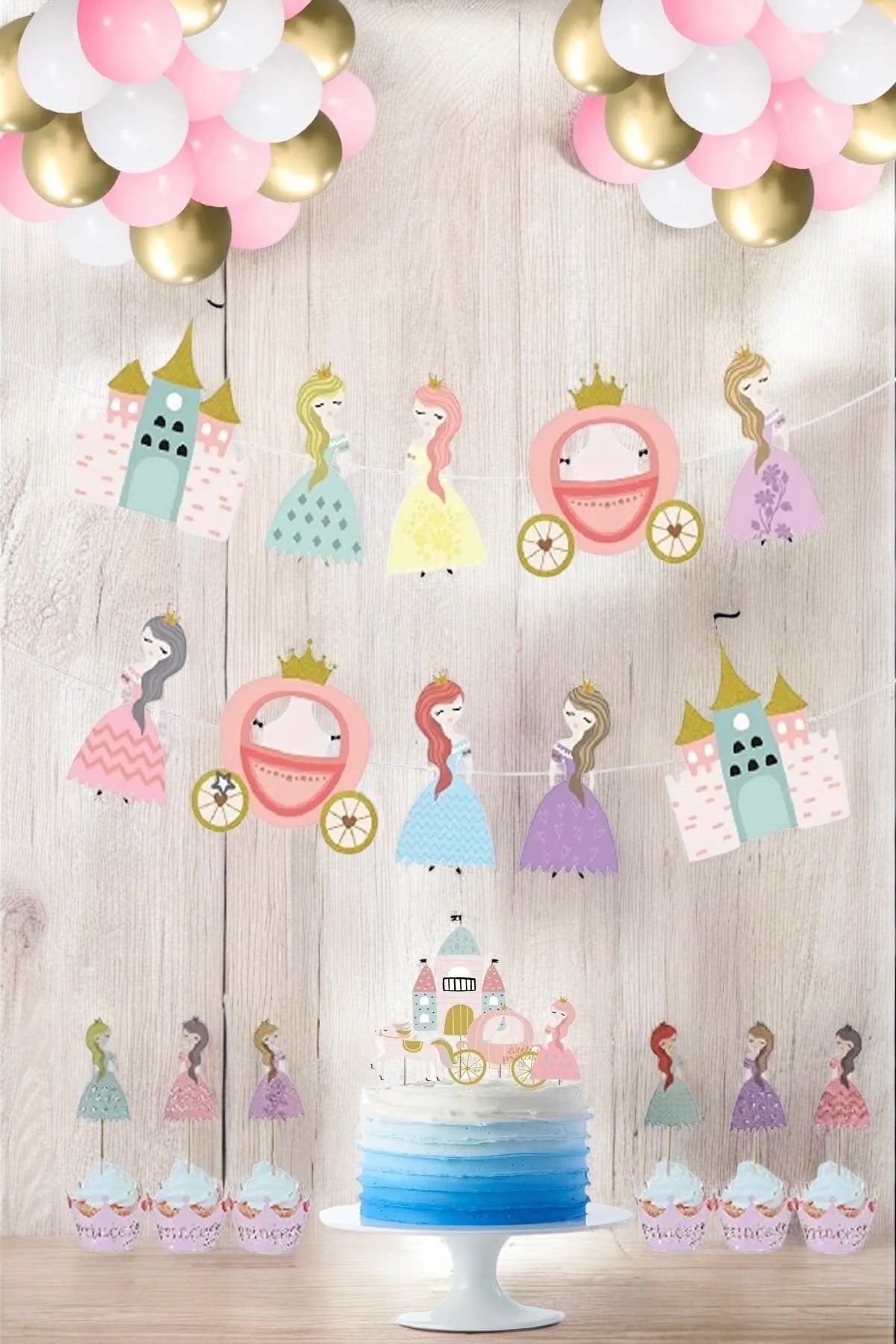 Rapunzel Prenses Temalı Parti Seti