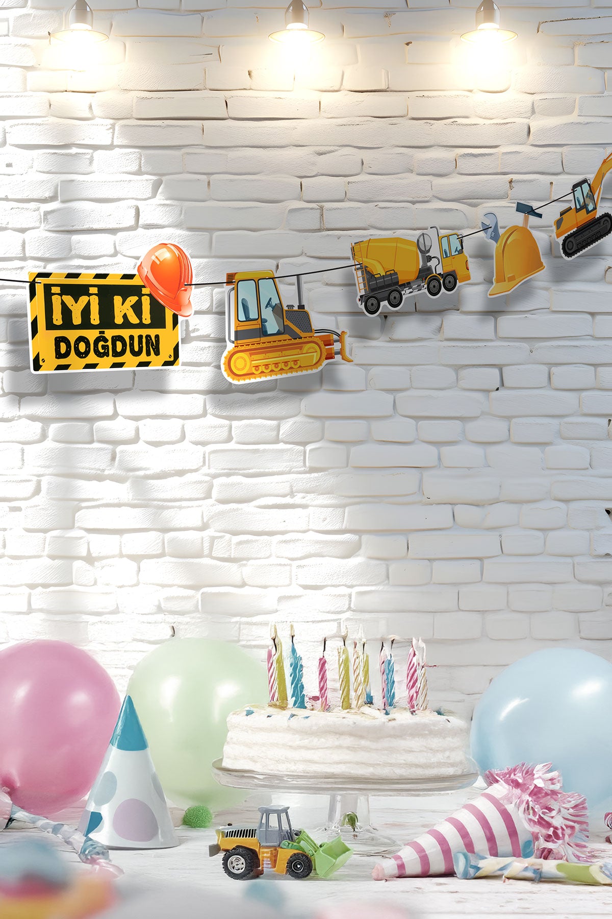 İnşaat Temalı Banner Süs
