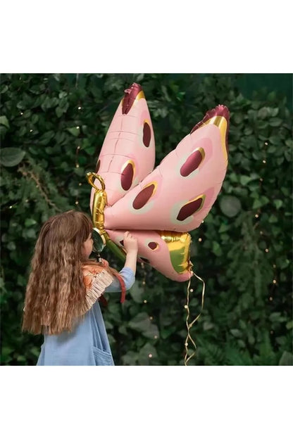 Büyük Kelebek Folyo Balon Giyilebilir Kelebek Kanadı