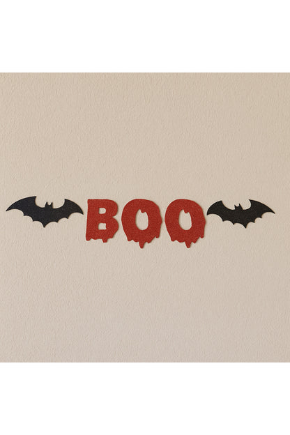 Cadılar Bayramı Yarasa Kırmızı Boo Süs