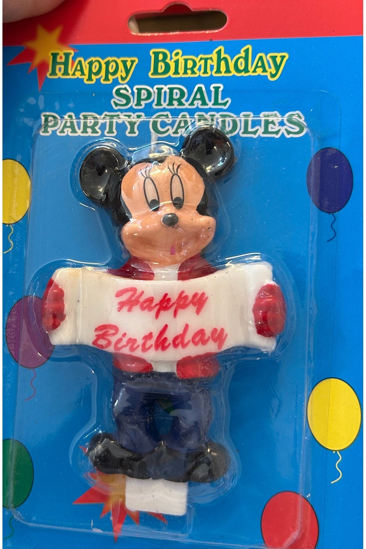 Fare Temalı Happy Birthday Pasta Mumu