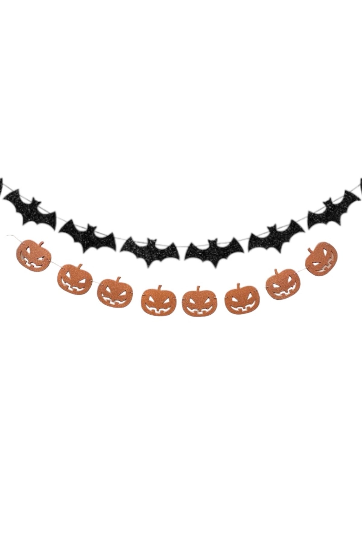 Hallowen Cadılar Bayramı Yarasa Balkabağı Duvar Süsü Set
