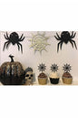 Cadılar Bayramı Halloween Örümcek Duvar Süsü 11 Li
