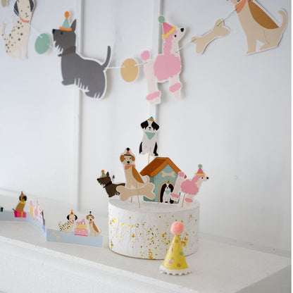 Dogs Köpek Dostlarımız Pasta Süsü 6 Parça