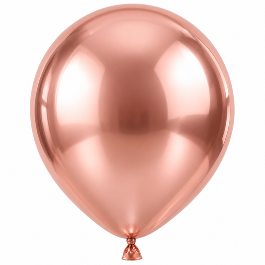12 İnç Metalik Rose Gold Balon