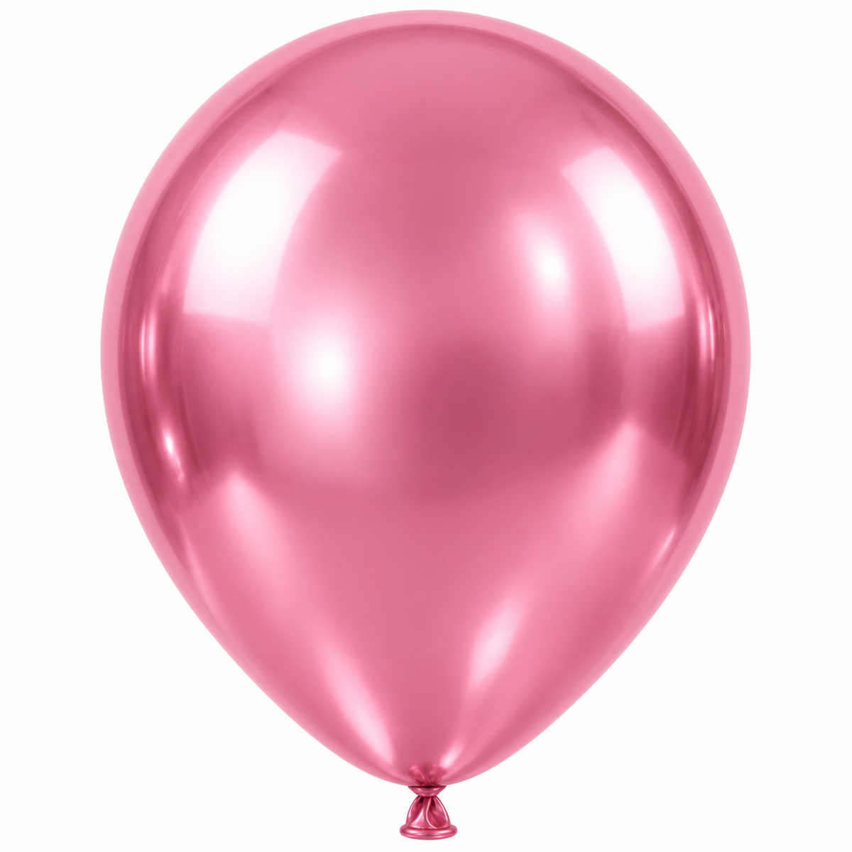 12 İnç Metalik Pembe Balon