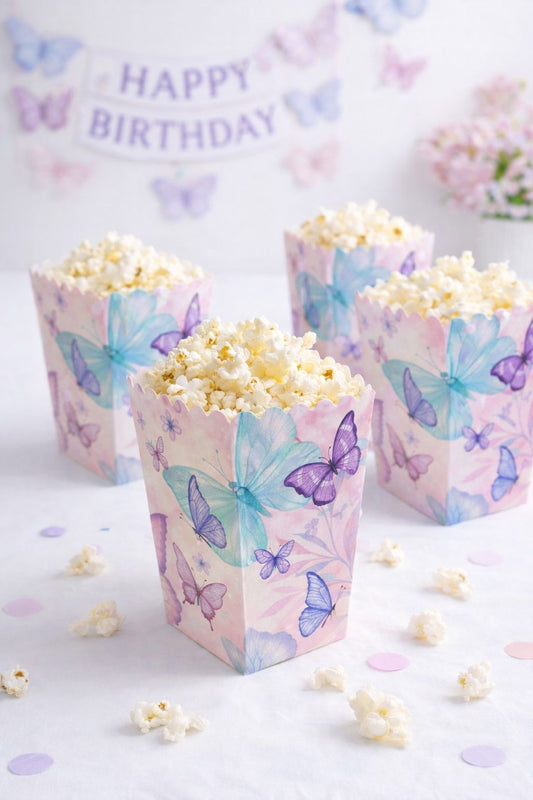 Kelebek Temalı Mısır Kutusu 8 li