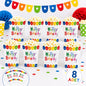 Happy Birthday Renkli Mısır Popcorn Kutusu 8 Adet