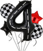 Yarış Temalı Yaş Balonlu Set 5 Parça