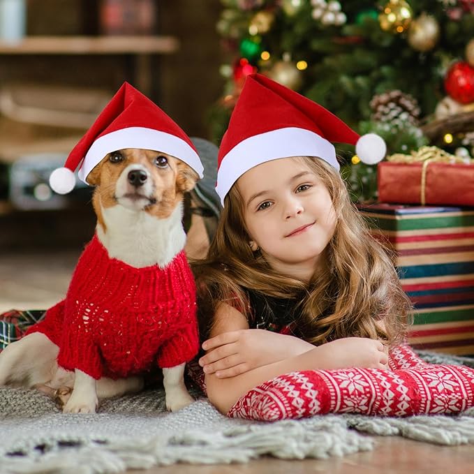 Yılbaşı Noel Baba Şapkası - Çocuk Boy - 1. Kalite Noel Baba Şapkası