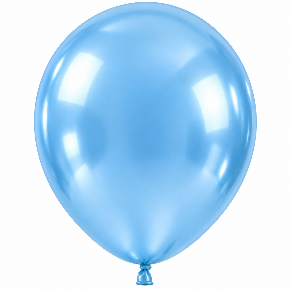 12 İnç Metalik Mavi Balon
