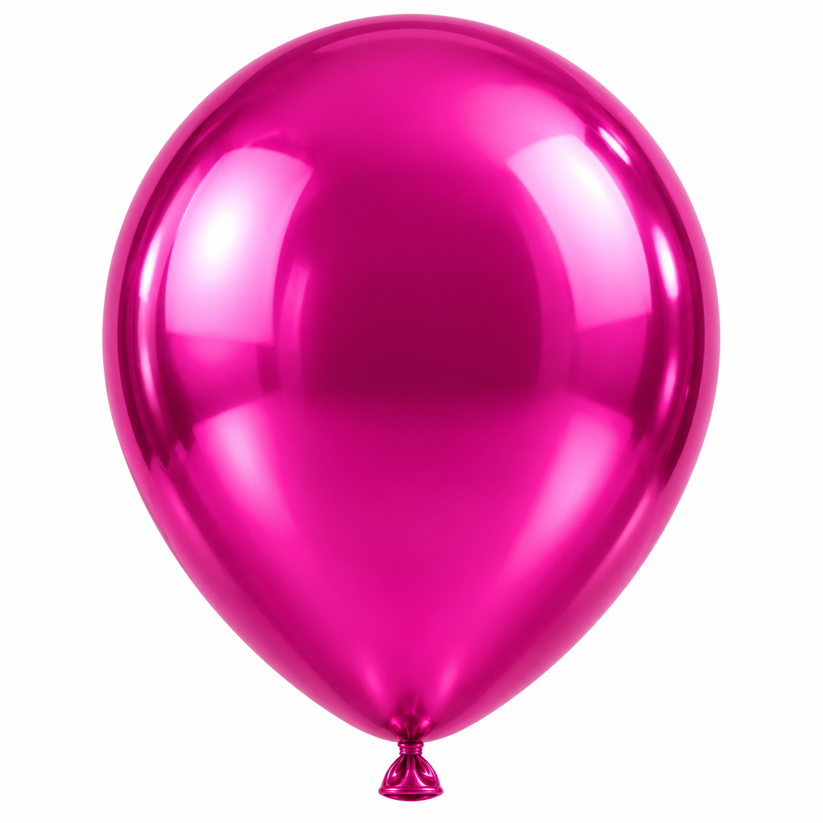 12 İnç Metalik Fuşya Balon