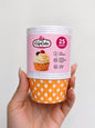 Turuncu Puantiyeli Cupcake Kapsül 25 li