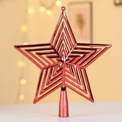 Yılbaşı Ağaç Tepe Süsü Tepelik Lüks Işıltılı 20 cm