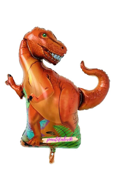 Jurassic Turuncu Dinozor Folyo Balon 91x76 Cm