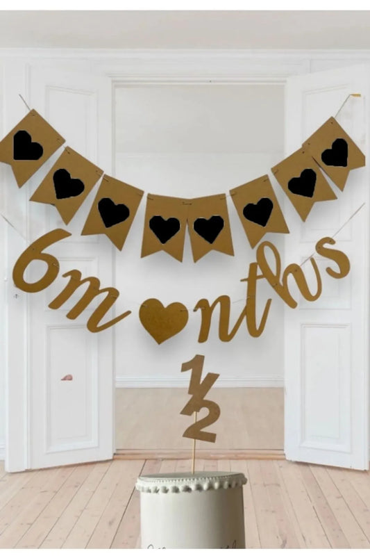 Yarımyaş Temalı Kraft Siyah 3 Parça Set