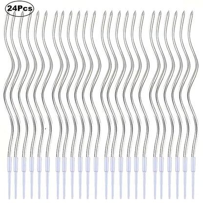 Spiral Model Slim İnce Pasta DoğumGünü Mum 6 Adet Renk seçenekli