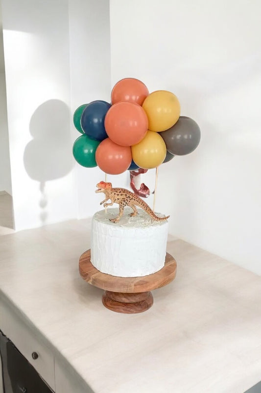 Dinozor Temalı Balon Pasta Süsü